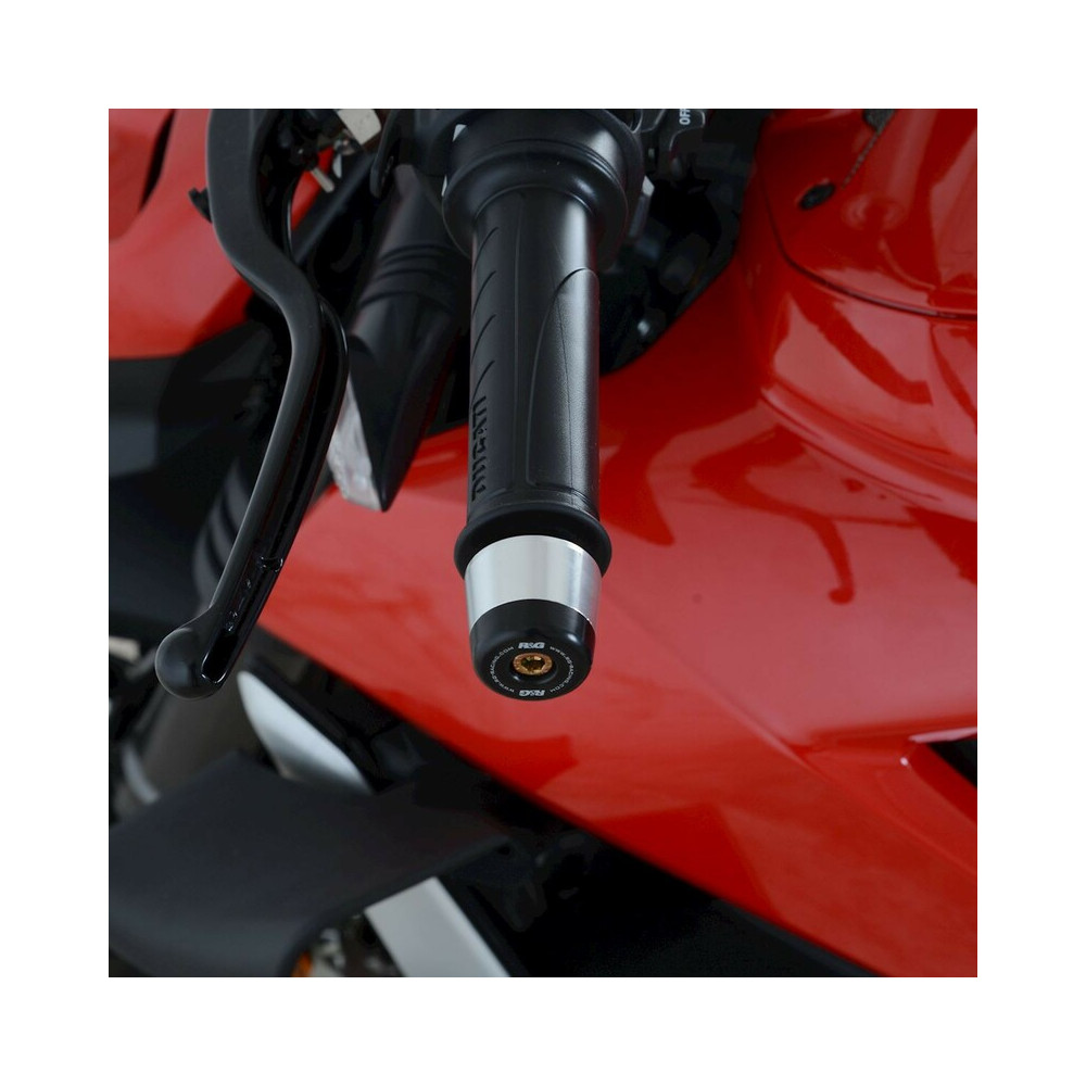 Embouts de guidon R&G RACING noir Ducati Streetfighter V4