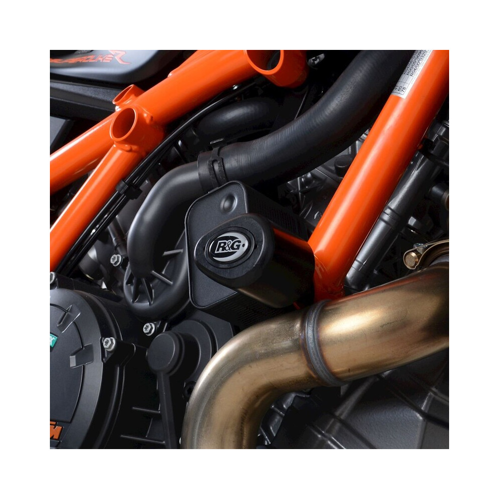 Tampons de protection R&G RACING Aero noir KTM 1290 Super Duke