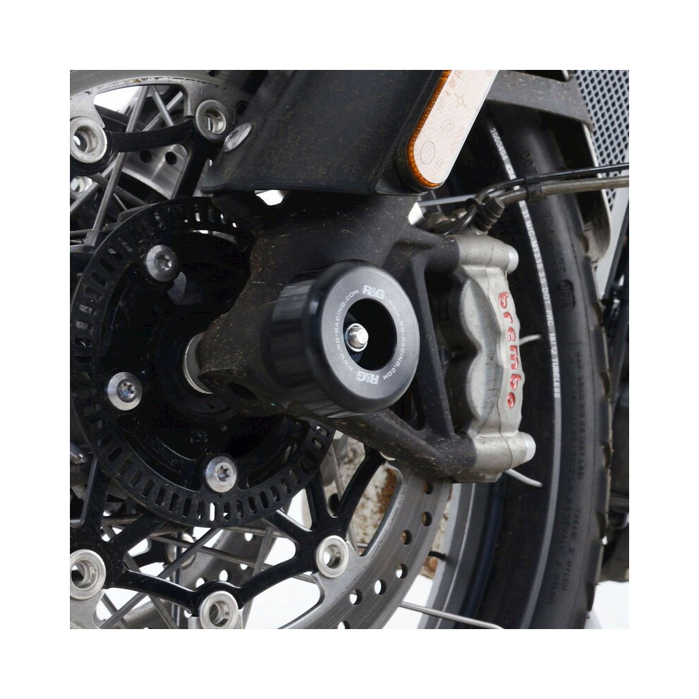 Protection de fourche R&G RACING noir Triumph Scrambler 1200