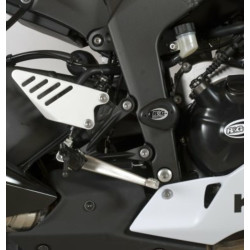 Tampons de protection R&G RACING Aero noir Kawasaki ZX6R 636