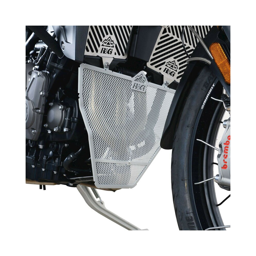 Protection de radiateur R&G RACING argent Triumph Tiger 900