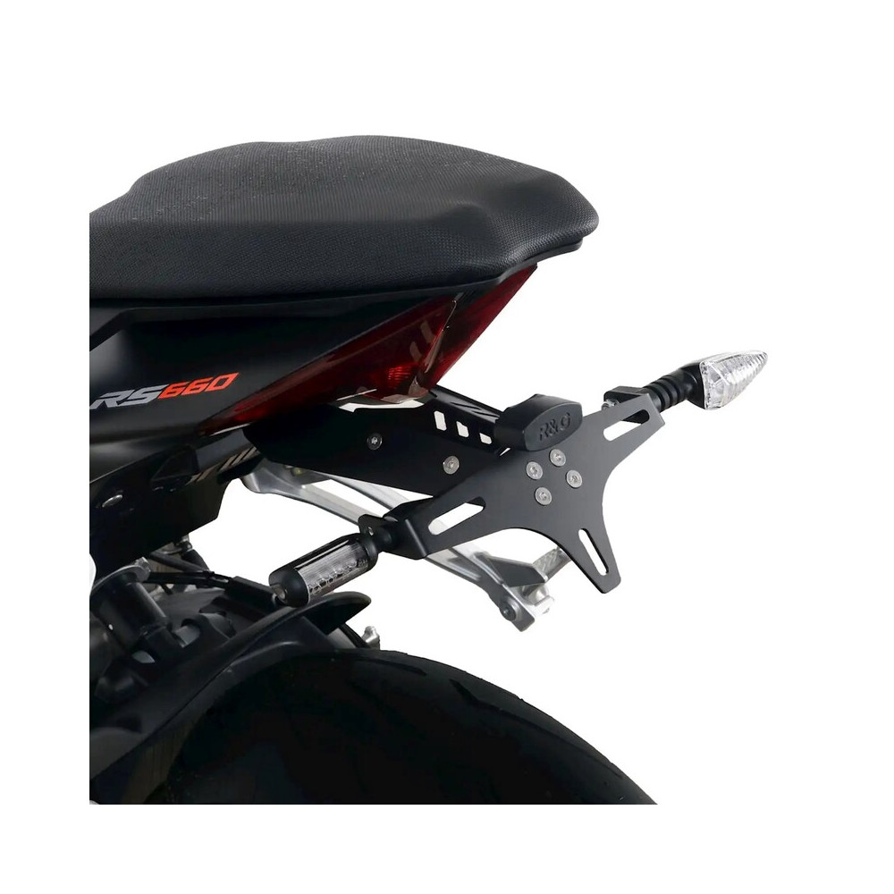 Support de plaque R&G RACING - noir Aprilia