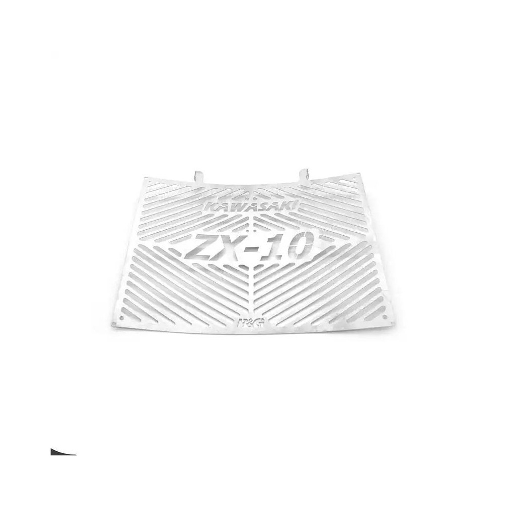 Protection de radiateur gravée R&G RACING - inox Kawasaki ZX-10RR