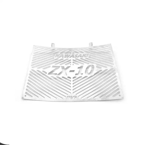 Protection de radiateur gravée R&G RACING - inox Kawasaki ZX-10RR