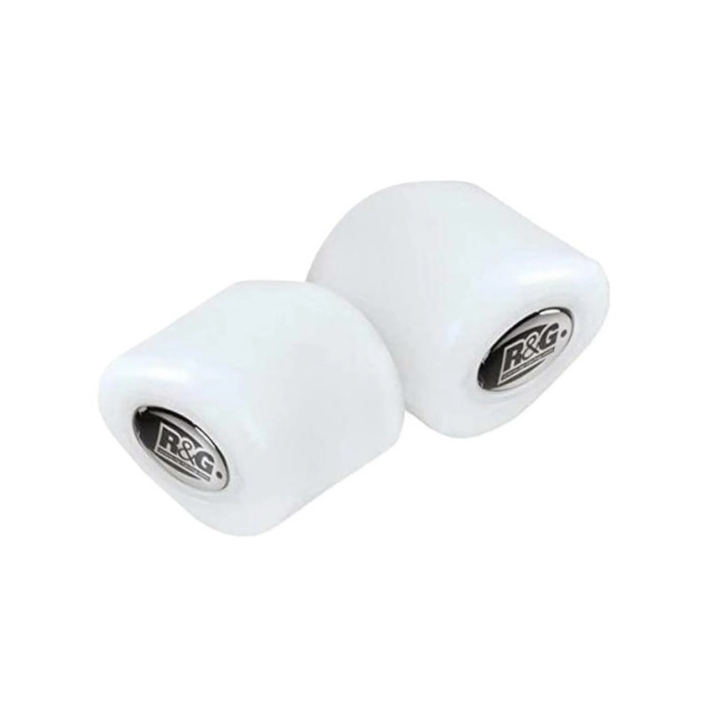 Tampons de protection R&G RACING Aero - blanc Suzuki Hayabusa