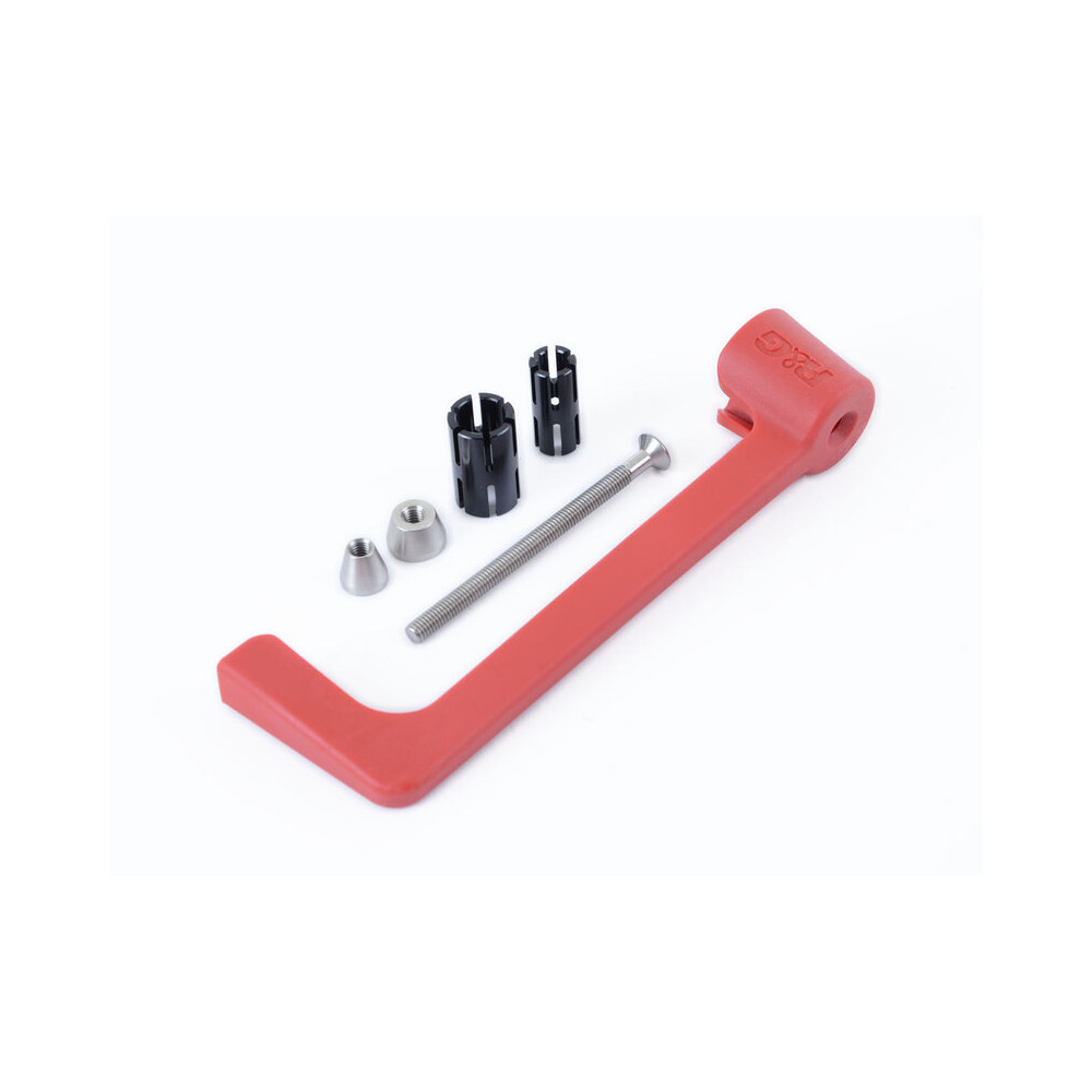 Protection de levier R&G RACING moulé - rouge Triumph