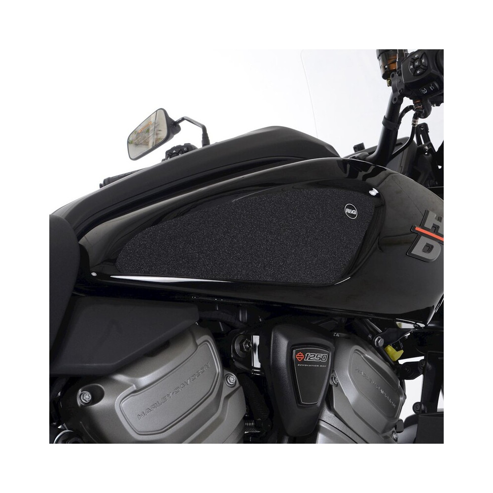 Kit grip de réservoir R&G RACING 2 pièces - noir Harley-Davidson Pan America 1250
