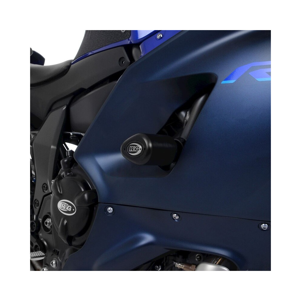 Tampons de protection R&G RACING Aero - blanc Yamaha R7