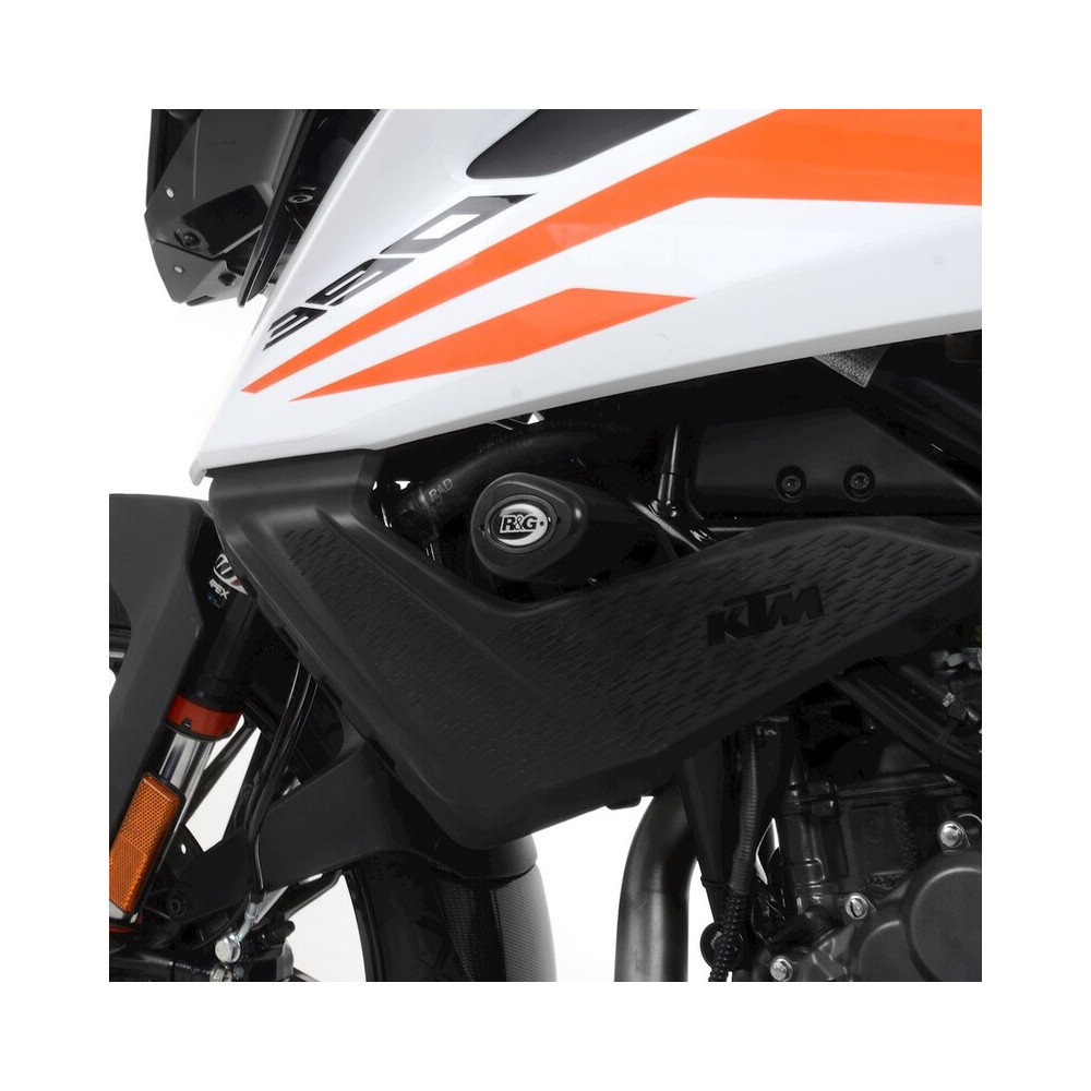 Tampons de protection R&G RACING Aero - noir KTM 390 Adventure