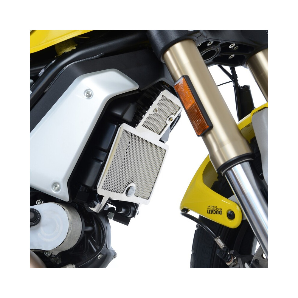 Protection de radiateur R&G RACING titane - Ducati Scrambler 1100