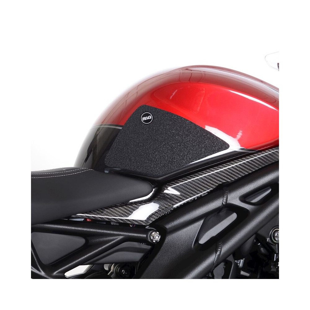 Kit grip de réservoir R&G RACING 2 pièces - noir Triumph Speed Triple 1200RR