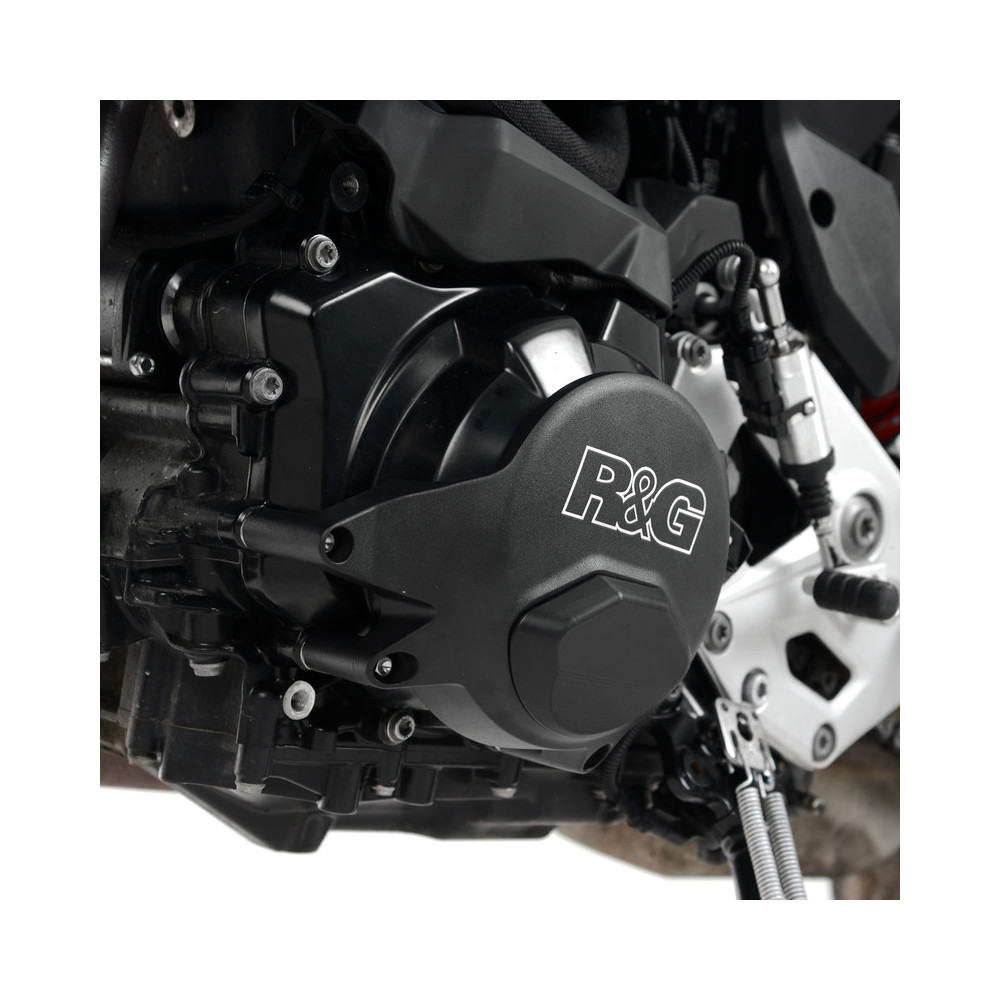 Couvre-carter gauche (alternateur) R&G RACING PRO noir