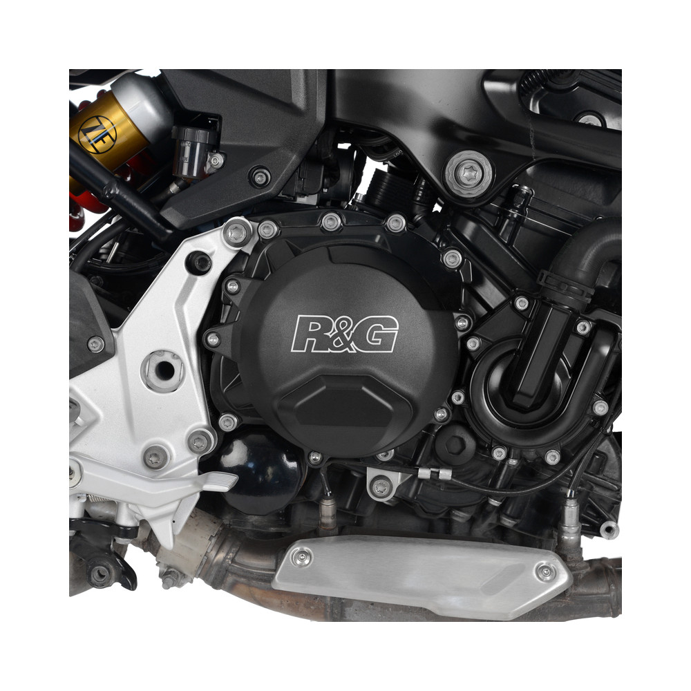 Couvre-carter droit (embrayage) R&G RACING PRO noir