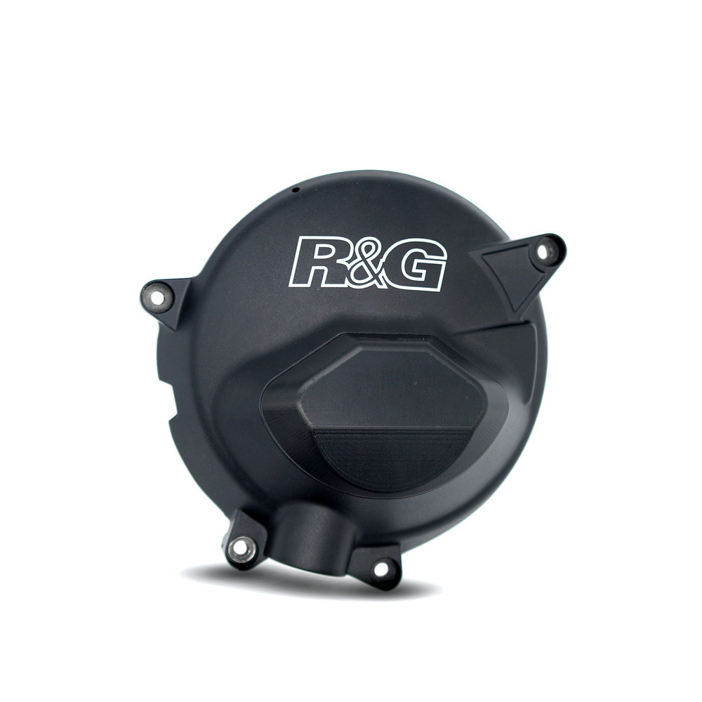 Kit de couvre-carter moteur (alternateur/embrayage) R&G RACING PRO noir