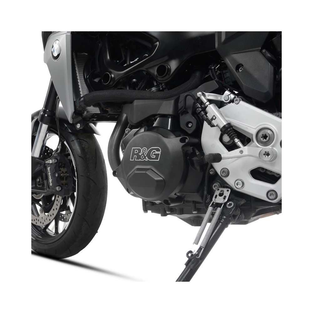 Kit de couvre-carter moteur (alternateur/embrayage) R&G RACING PRO noir