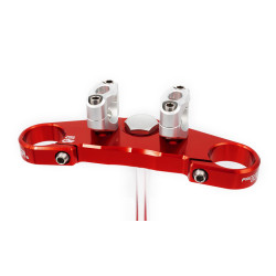 Té de fourche complet S3 Ø39mm rouge Gas Gas Pro fourche Tech