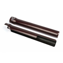 Protections de fourche S3 carbone rouge