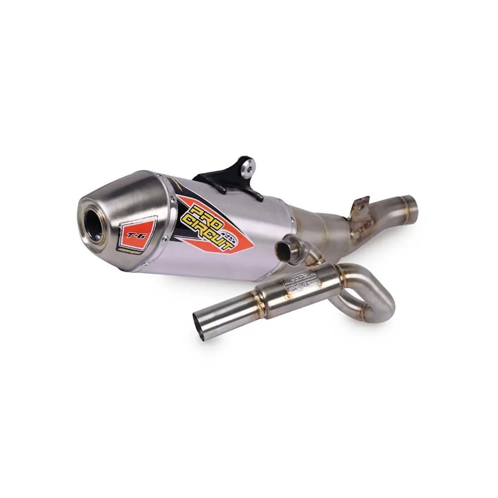 Ligne complète PRO CIRCUIT T-6 inox-titane Kawasaki KX 450 F/X