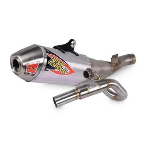 Ligne complète PRO CIRCUIT T-6 inox-titane Kawasaki KX 450 F/X