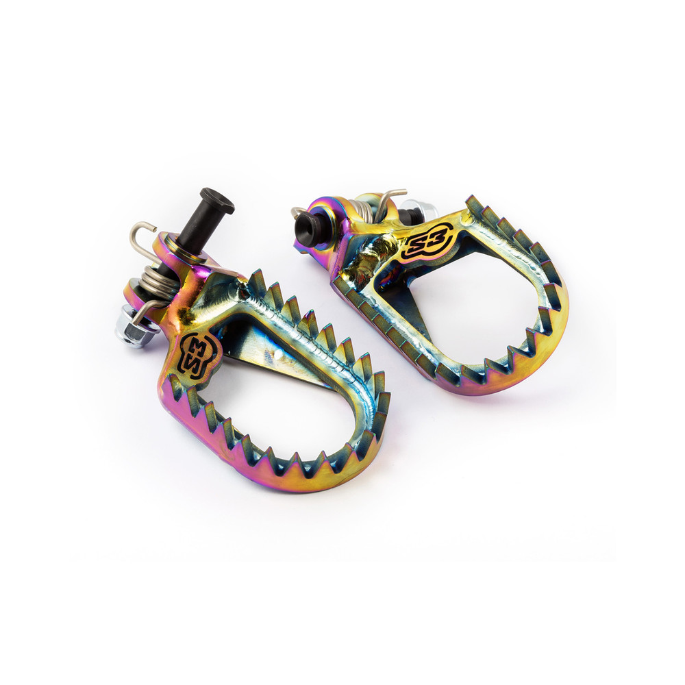 Repose-pieds titane S3 Rainbow