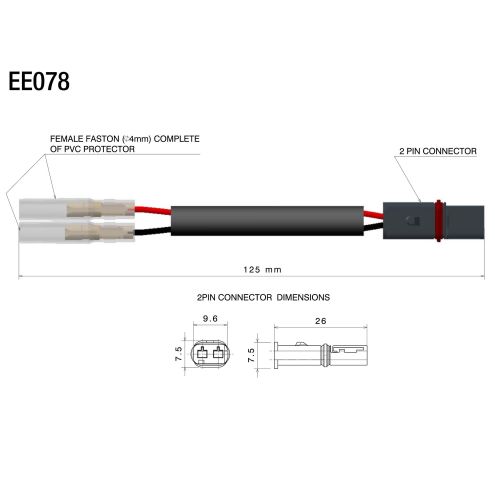 Kit câblage clignotants Rizoma – BMW