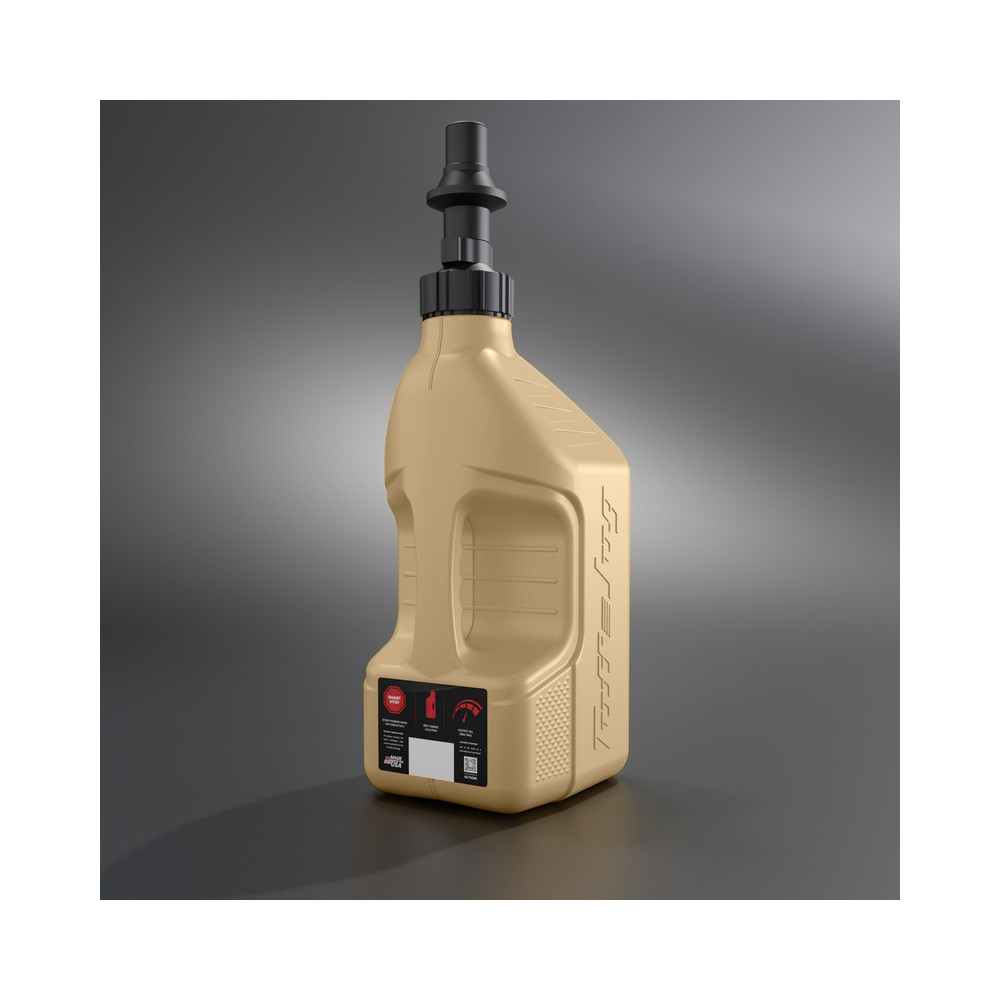 Bidon d'essence TUFF JUG beige avec bouchon Ripper 2.5G/10L
