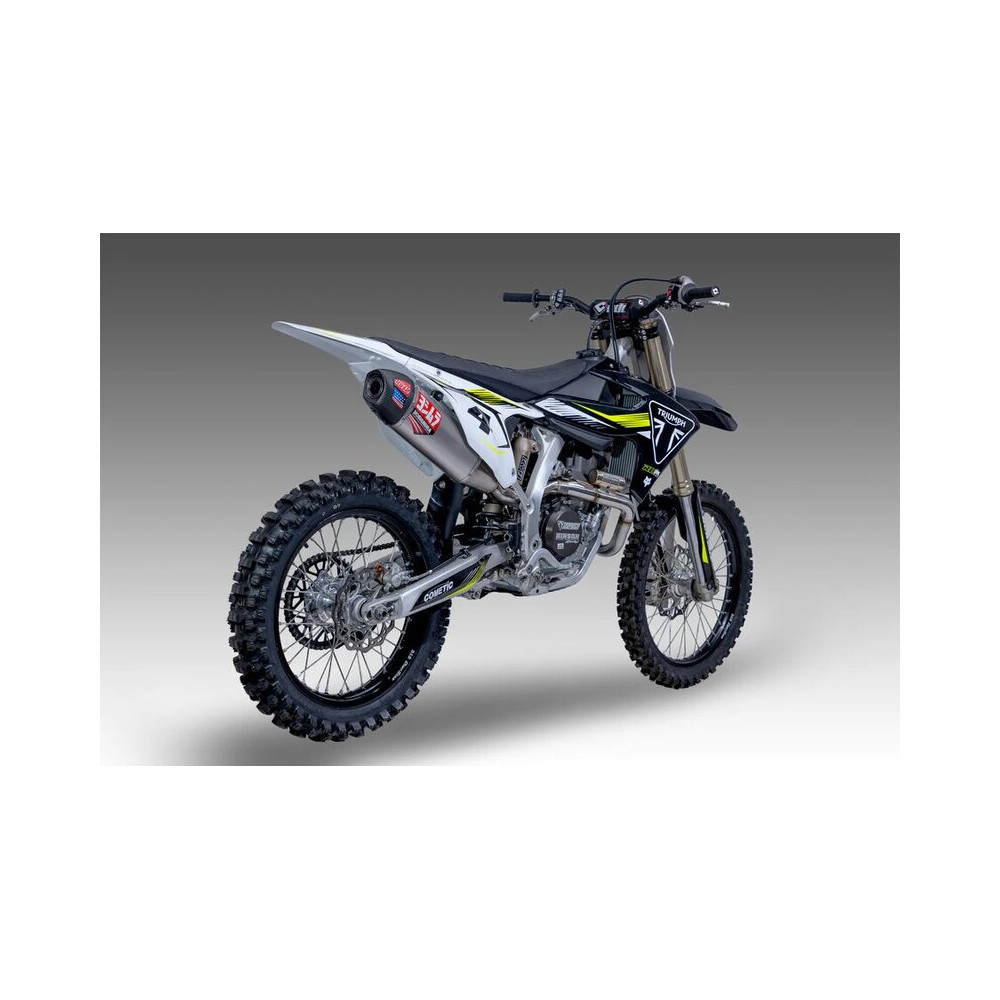 Ligne complète YOSHIMURA RS-12 Signature Series inox casquette alu