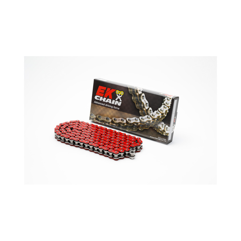 Chaîne EK CHAIN 520 MVXZ2 - Joints Qx-Ring - à riveter - Honda NSS 750 FORZA 2021-2023