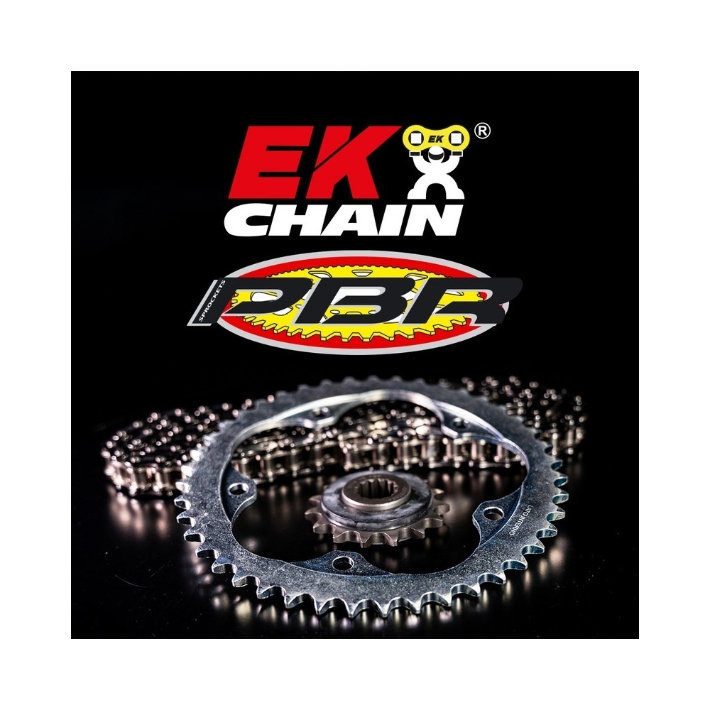 Kit chaîne EK/PBR 520 ZVX3 - 15/42-102 - Couronne acier standard