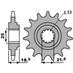 Kit chaîne EK/PBR 520 ZVX3 - 15/45-114 - Couronne alu renforcé
