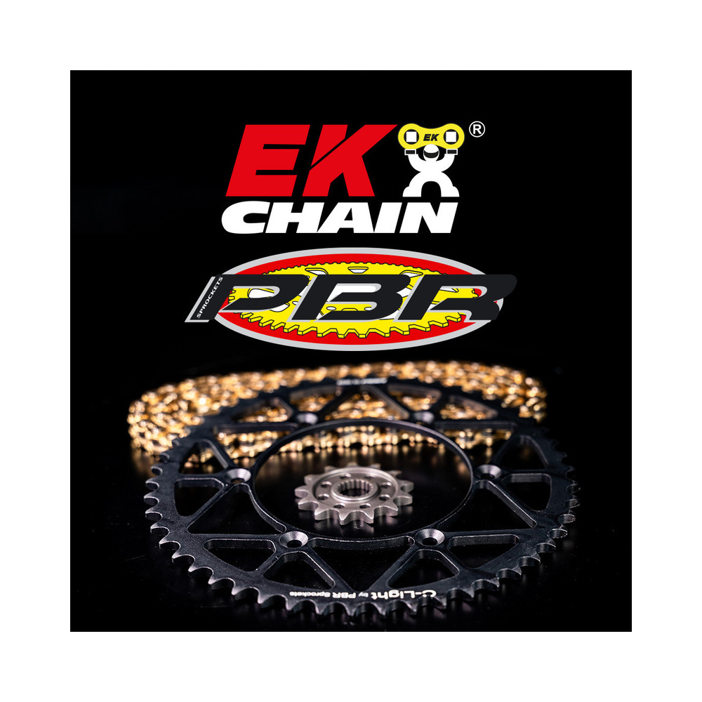 Kit chaîne EK/PBR 420SR 11/51 - couronne ultra-light