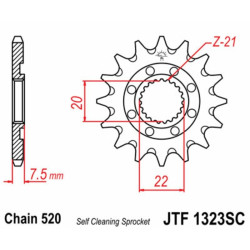 Kit chaîne EK/JT 520M3 13/49 - couronne ultra-light
