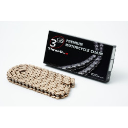 Kit chaîne EK/PBR 525 SPR/3D - 17/42-120 - Couronne acier standard