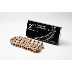 Kit chaîne EK/PBR 525Z/3D - 17/38-112 - Couronne acier standard